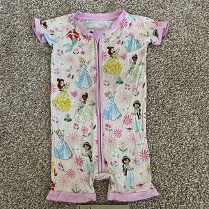 Little sleepies princess romper